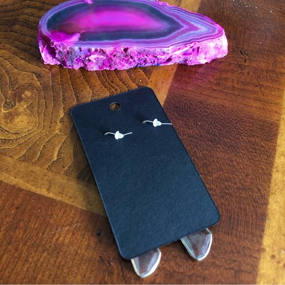 Elegant faceted clear glass crystal long dangle earrings - Picture 3 of 3